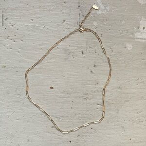 Delicate Paper Clip necklace never worn great condition!